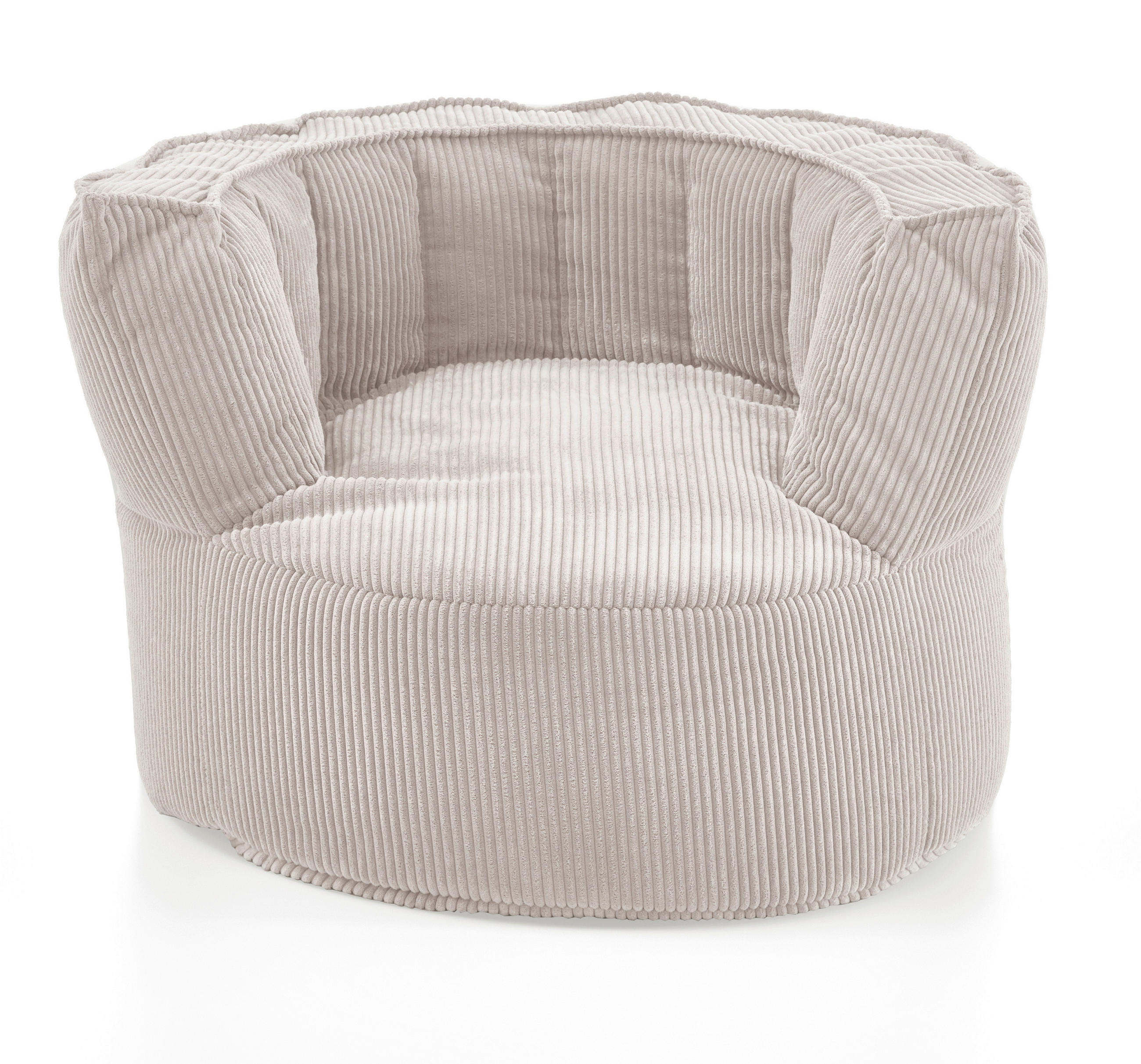 Mid.you Sitzsack Snuggle Beige 95x65x95 cm