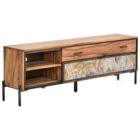 LOWBOARD  in 175/60/40 cm  - Sheeshamfarben/Grau, KONVENTIONELL, Holz/Stein (175/60/40cm) - Livetastic