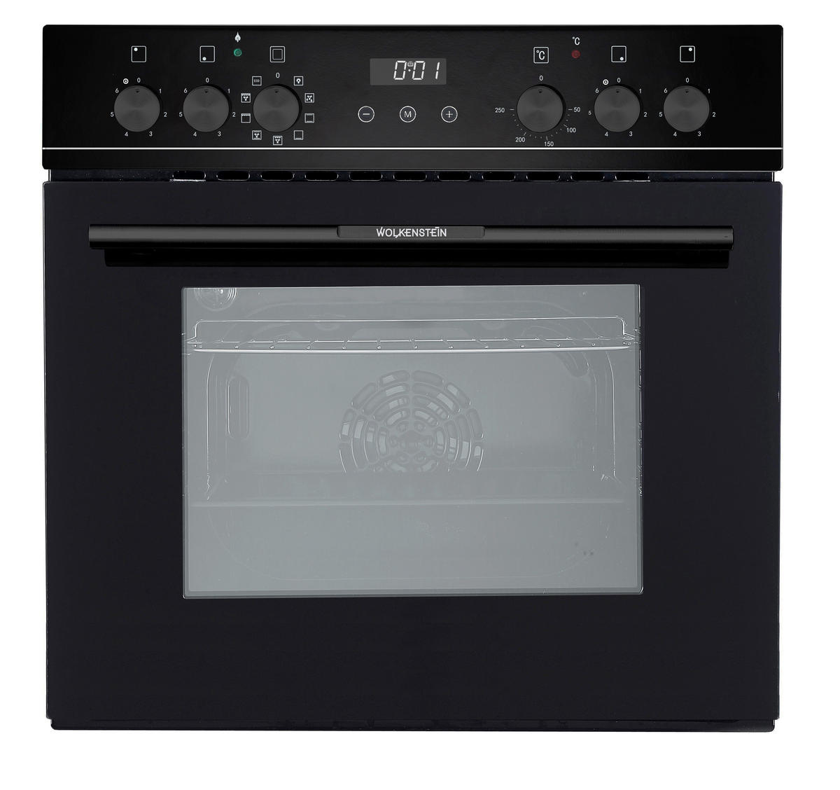 HERDSET WMOC 90  - Schwarz, KONVENTIONELL, Glas/Metall (59,5/59,5/55cm) - Wolkenstein