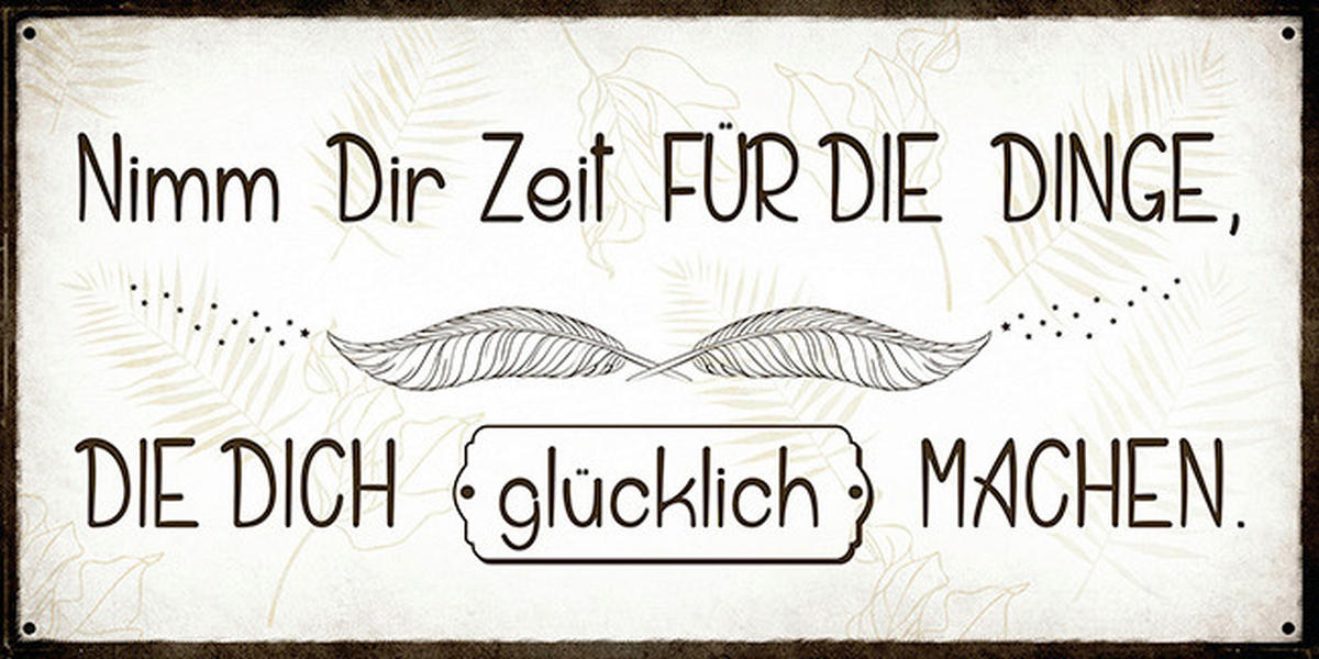 DEKOPANEEL Text  - Multicolor, KONVENTIONELL, Holz (20/40/0,3cm) - Euroart