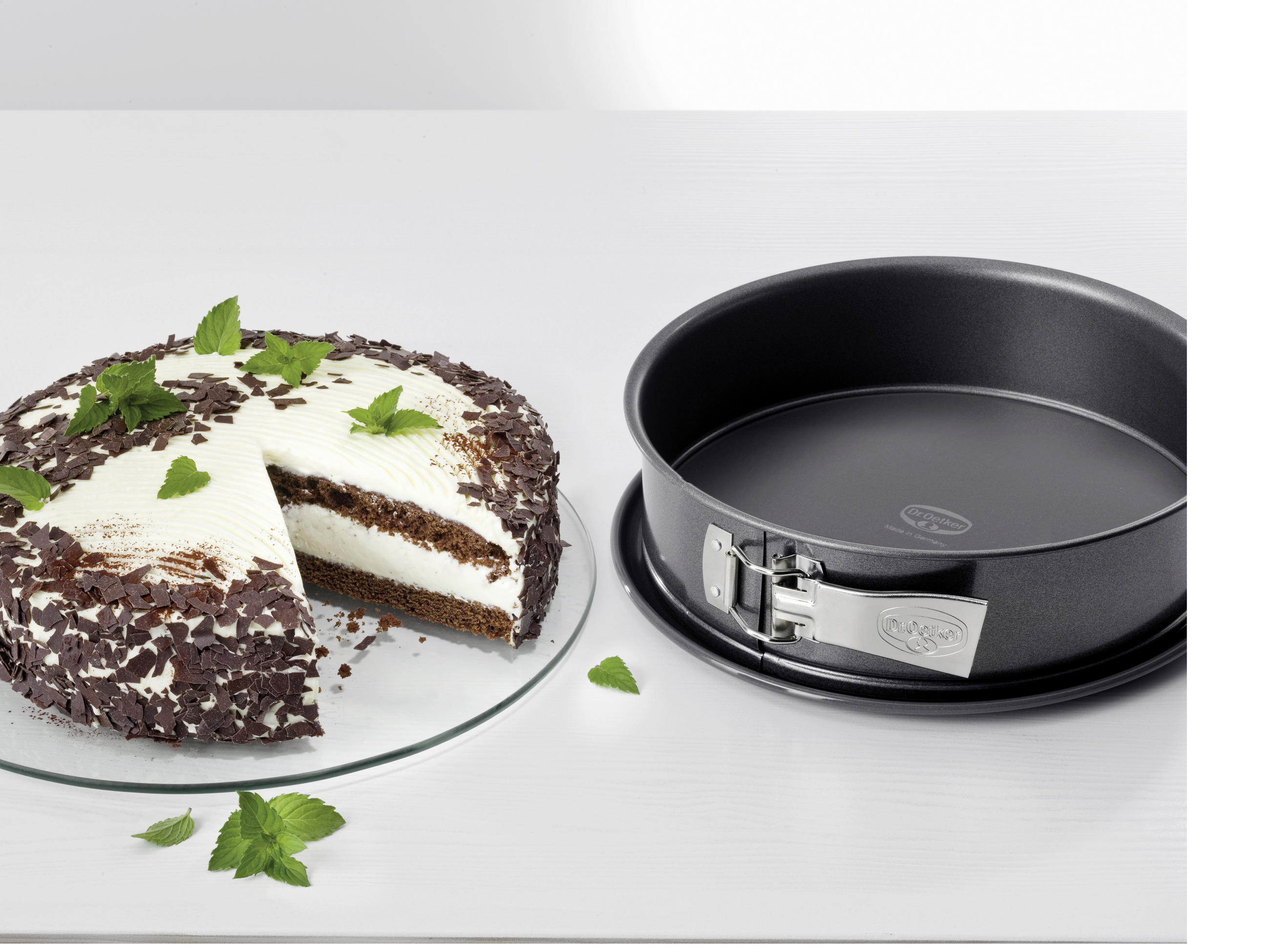 SPRINGFORM  - Grau, Basics, Metall (26/8cm) - Dr.Oetker