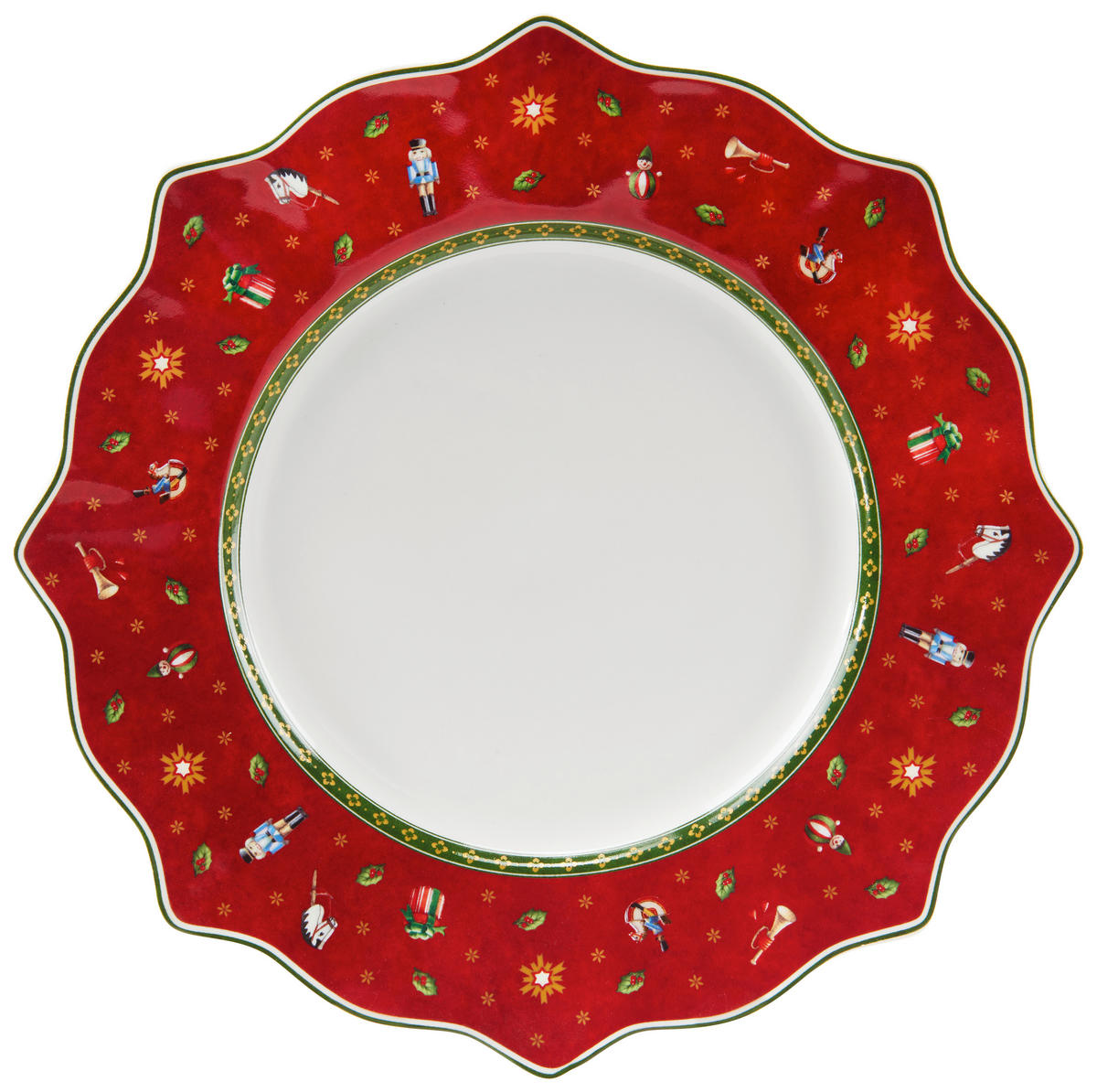 SPEISETELLER Grün, Multicolor, Rot, Weiß 29 cm Toys Delight  - Rot/Multicolor, Design, Keramik (29cm) - Villeroy & Boch
