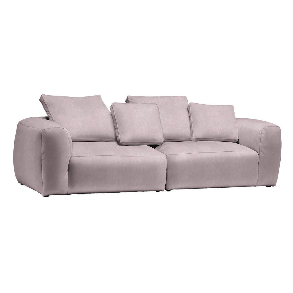 Thumbnail - Carryhome Bigsofa, Beere, Textil, 2-Sitzer, Füllung: Silikon, 260x70x122 cm, Made in EU, Stoffauswahl, Rücken echt, Wohn...