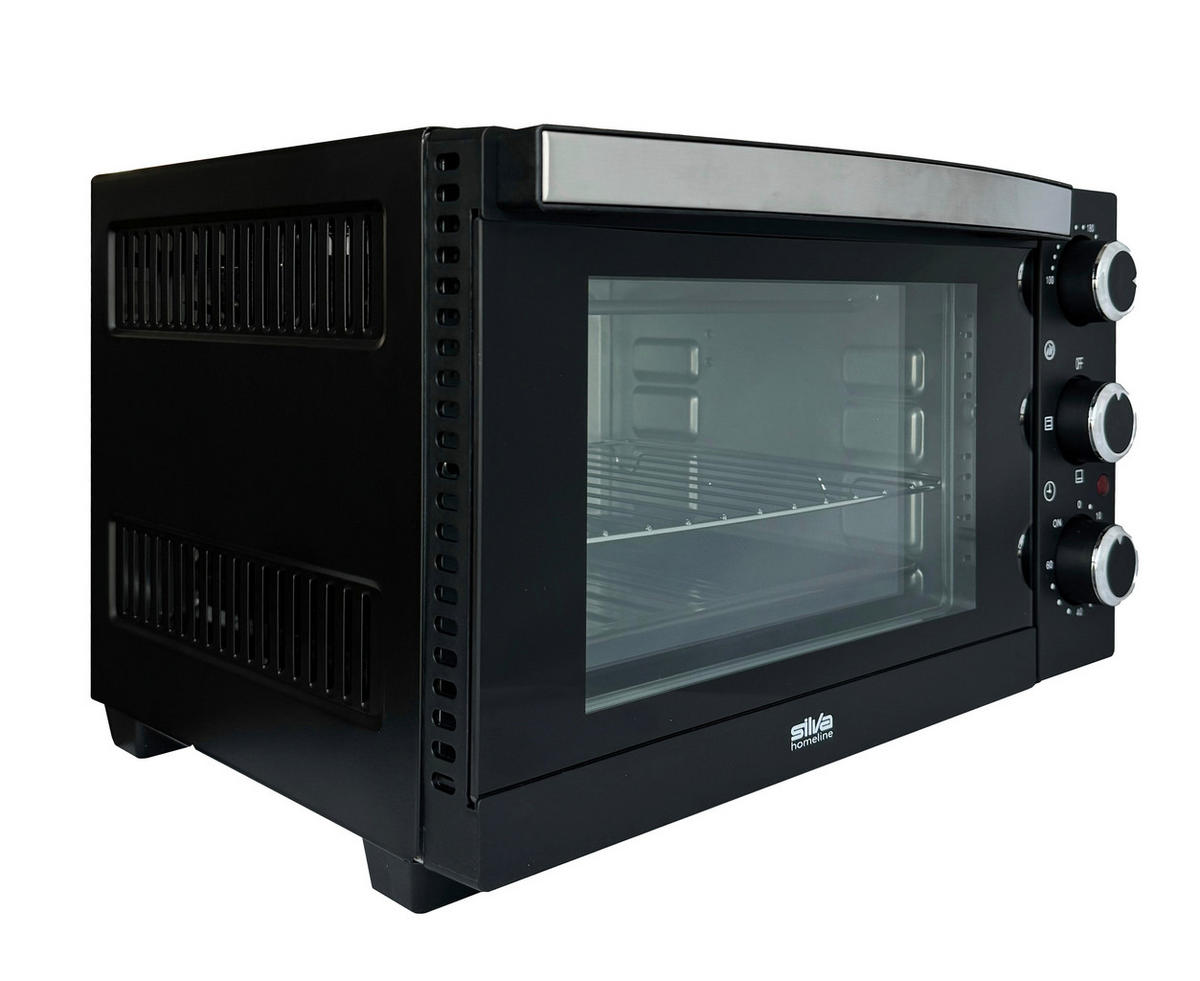 MINIBACKOFEN  - Schwarz, Basics, Kunststoff (40,5/26,5/35cm) - Silva Homeline