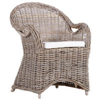 SESSEL Beachclub Grau    - Grau, LIFESTYLE, Holz (64/88/67cm) - Landscape