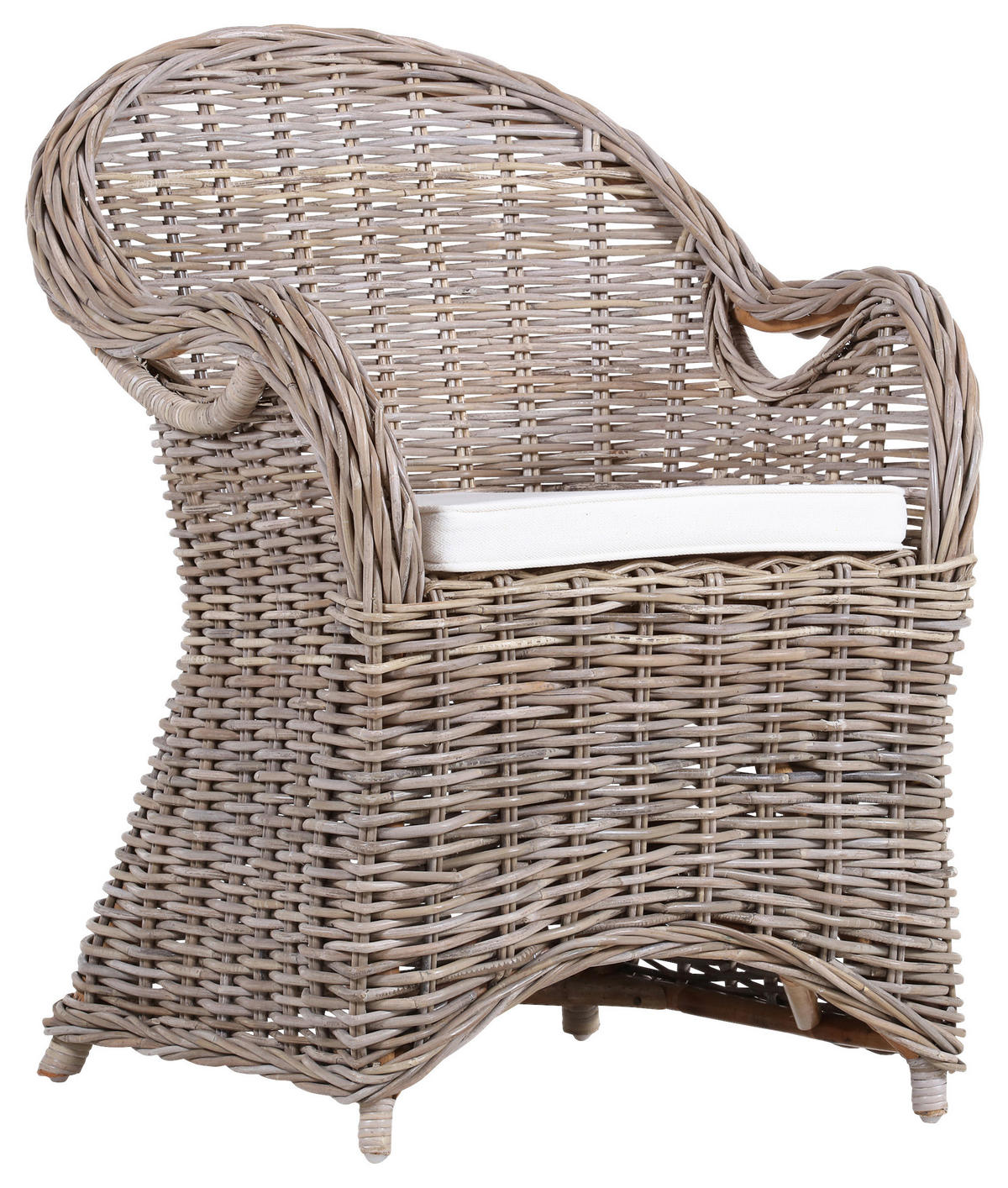 SESSEL Beachclub Grau    - Grau, LIFESTYLE, Holz (64/88/67cm) - Landscape