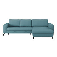 ECKSOFA Hellblau  - Hellblau, Trend, Textil (290/178cm) - P & B