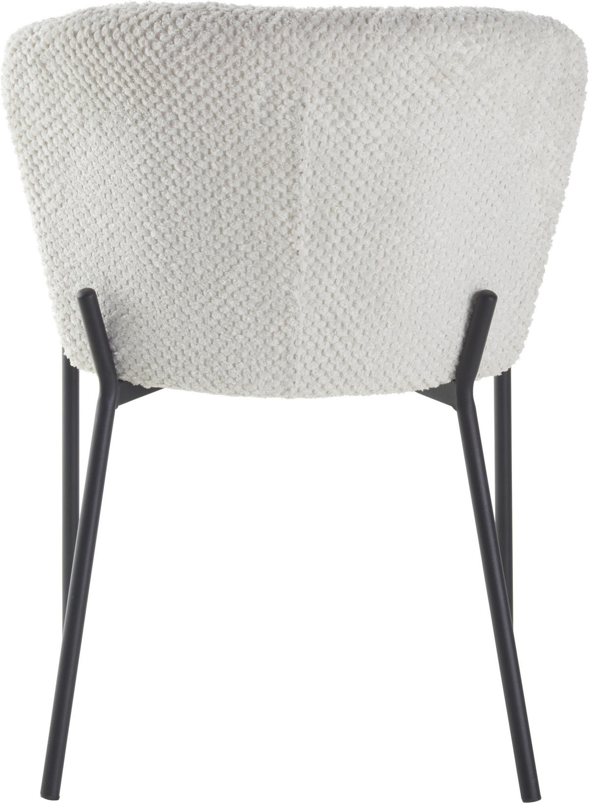 STUHL Struktur Beige Pappel Sperrholz  - Beige/Schwarz, LIFESTYLE, Holz/Textil (55/79/59cm) - Livetastic