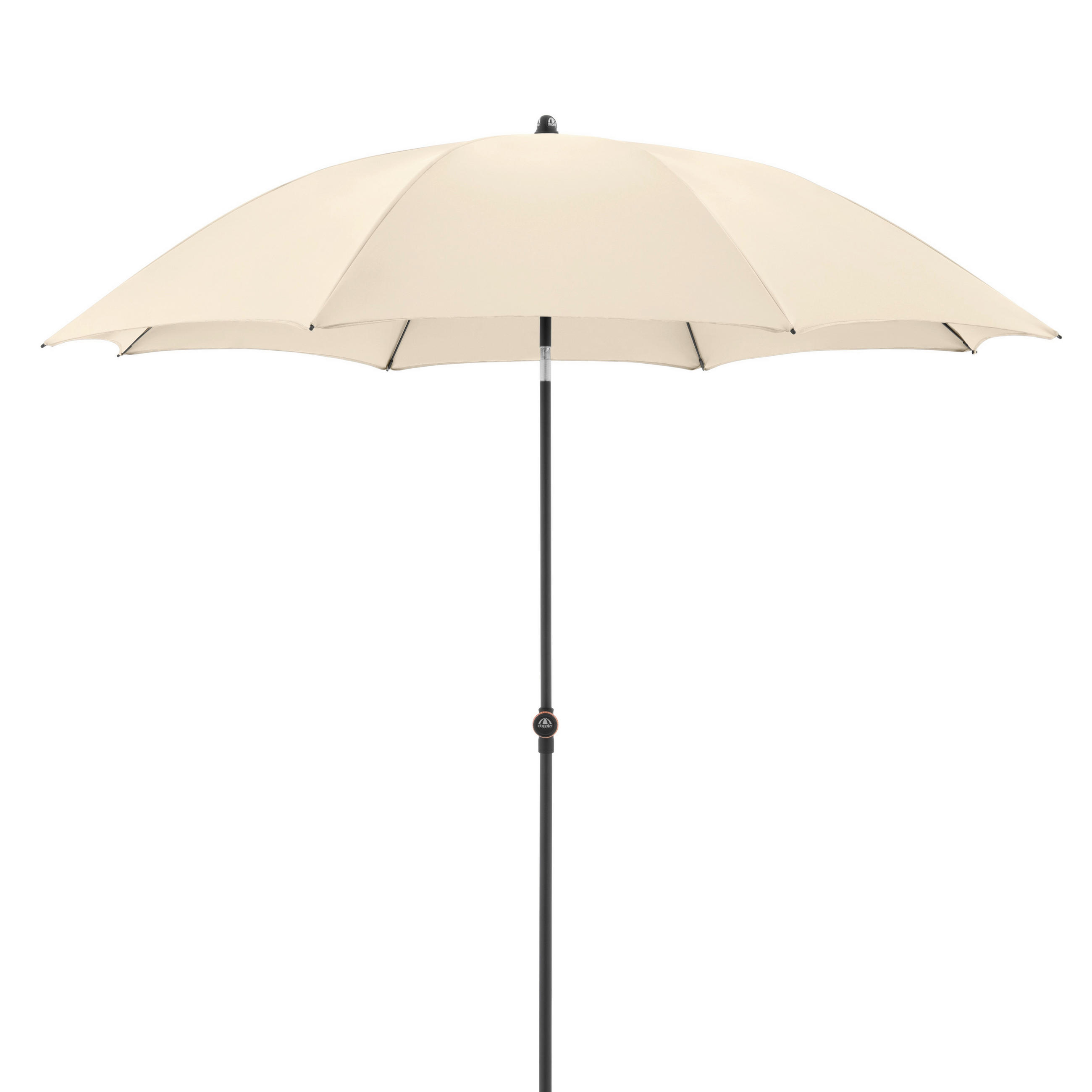 SENČNIK - naravne barve/antracit, Basics, kovina/tekstil (191/246cm) - Doppler