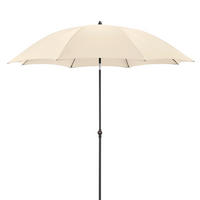 SENČNIK - naravne barve/antracit, Basics, kovina/tekstil (191/246cm) - Doppler