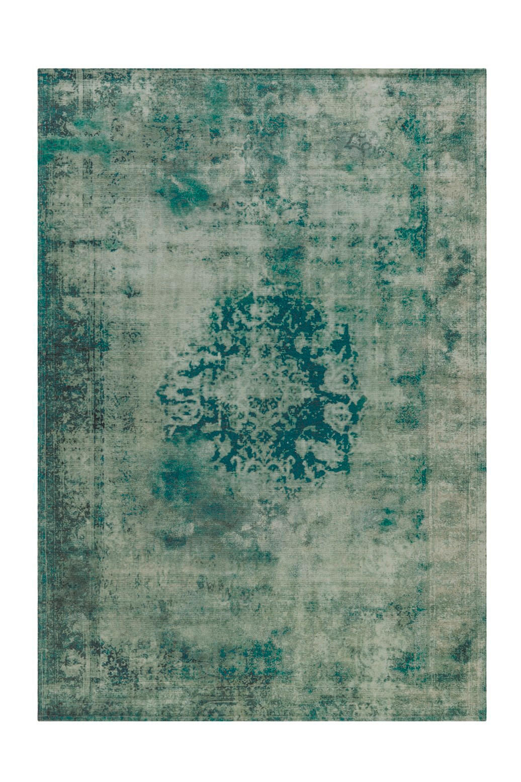 FLACHWEBETEPPICH 140/200 cm Vintage 8403 Grün Grün  - Grün, KONVENTIONELL, Textil (140/200cm)