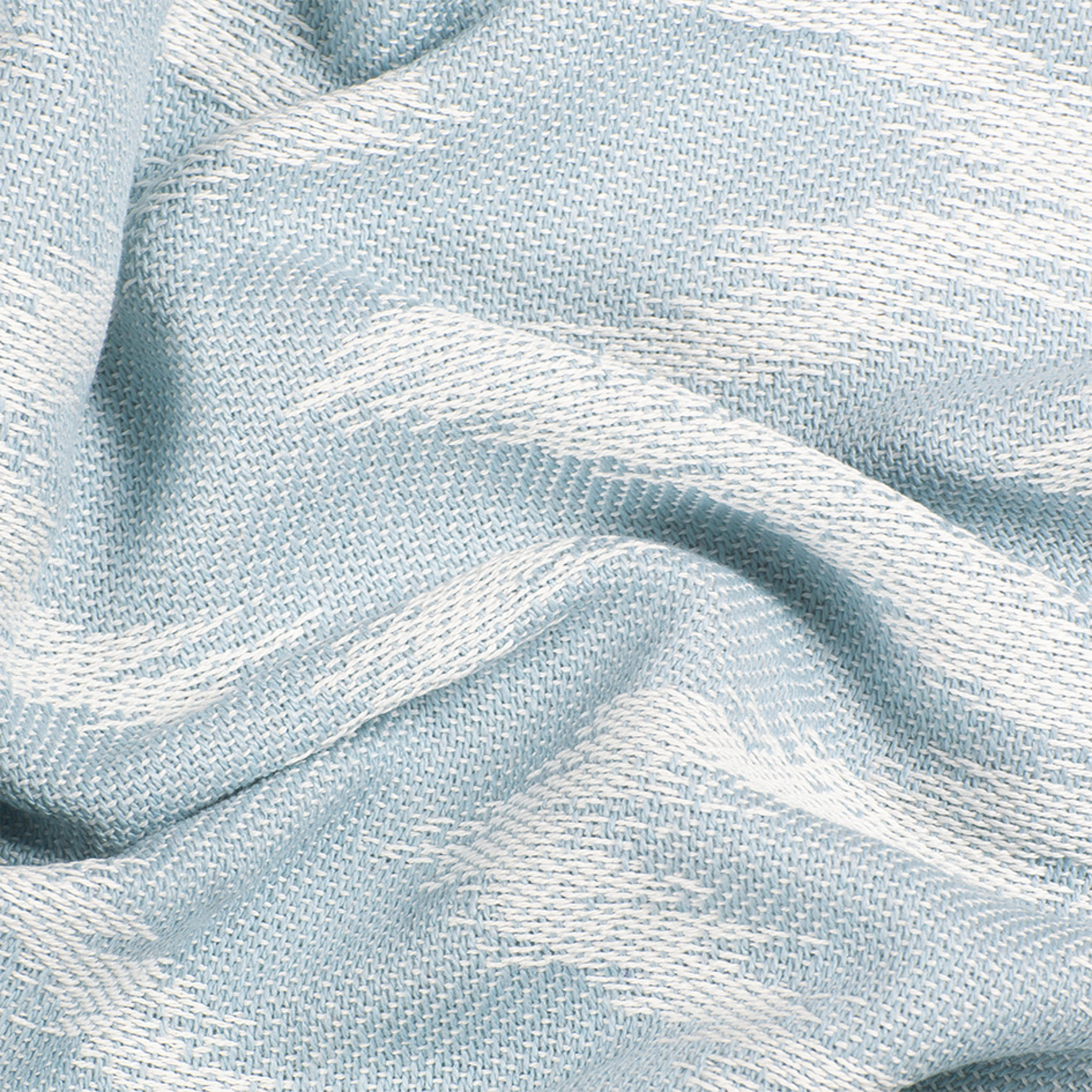 PLÄD 140/180 cm  - vit/ljusblå, Klassisk, textil (140/180cm) - Tom Tailor