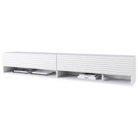 LOWBOARD  in 180/30/31 cm  - Weiss/Grau, Lifestyle, Holzwerkstoff/Kunststoff (180/30/31cm) - P & B