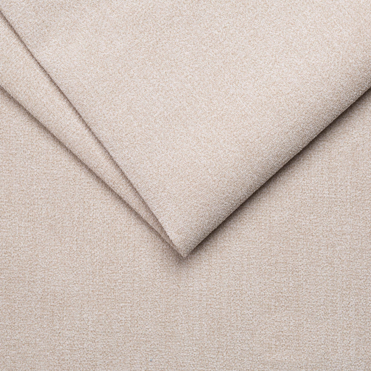 ECKSOFA in Velours Creme  - Creme/Schwarz, Konventionell, Kunststoff/Textil (298/168cm) - Carryhome