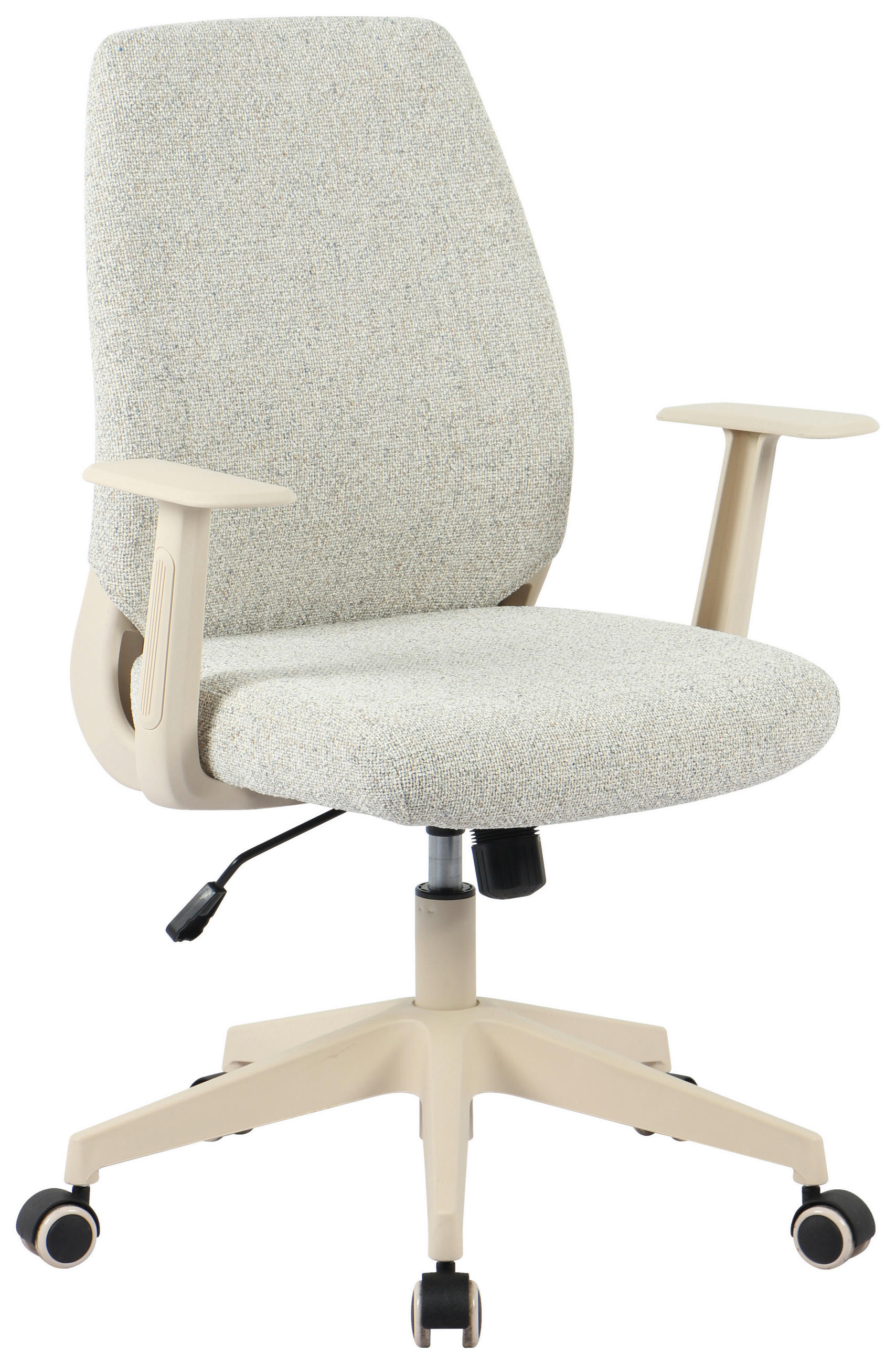 DREHSTUHL  in Webstoff Beige  - Beige, MODERN, Kunststoff/Textil (62.5/95-102.5/55.5cm) - Hom`in