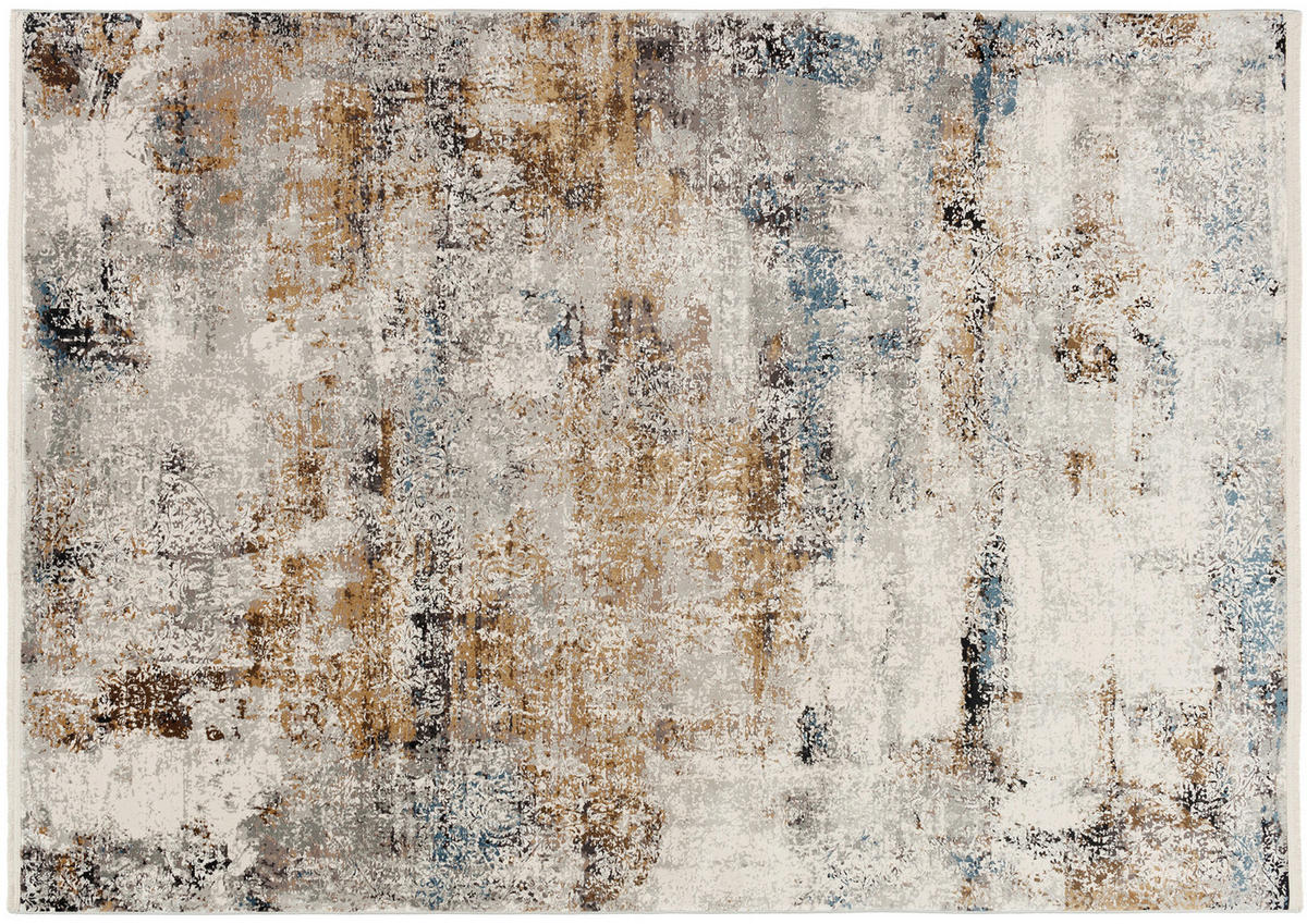 WEBTEPPICH Le Mans Grau, Schwarz  - Schwarz/Grau, Design, Textil (200/290cm) - Dieter Knoll