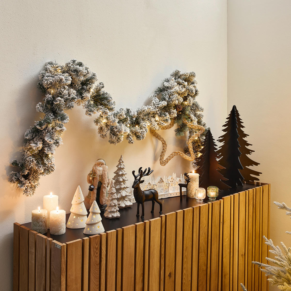 LED-DEKOLEUCHTE - Weiss, Basics, Kunststoff (6,00/45,00/15,00cm) - X-Mas