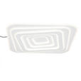LED-DECKENLEUCHTE 53/53/5,5 cm   - Weiß, Design, Kunststoff/Metall (53/53/5,5cm) - Novel
