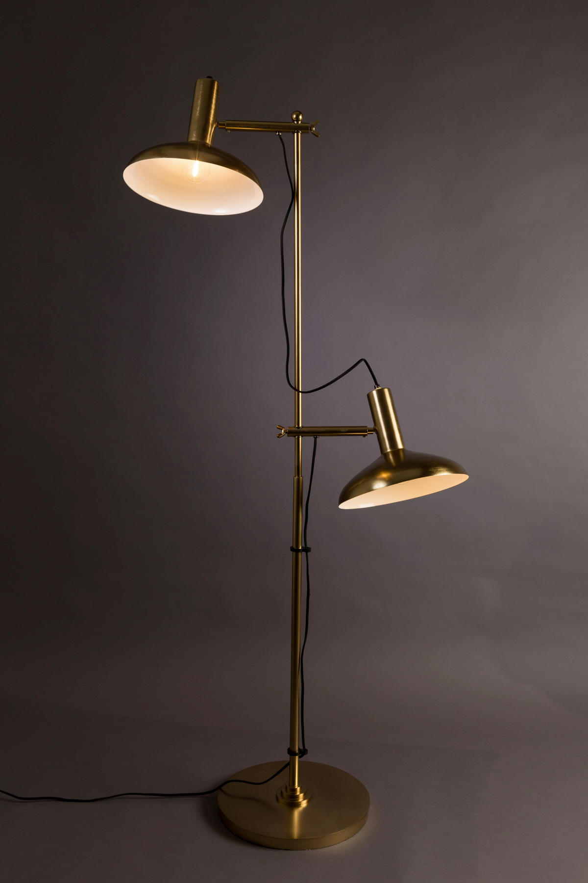 STEHLEUCHTE 69/160 cm    - Messingfarben, Trend, Metall (69/160cm) - Zuiver