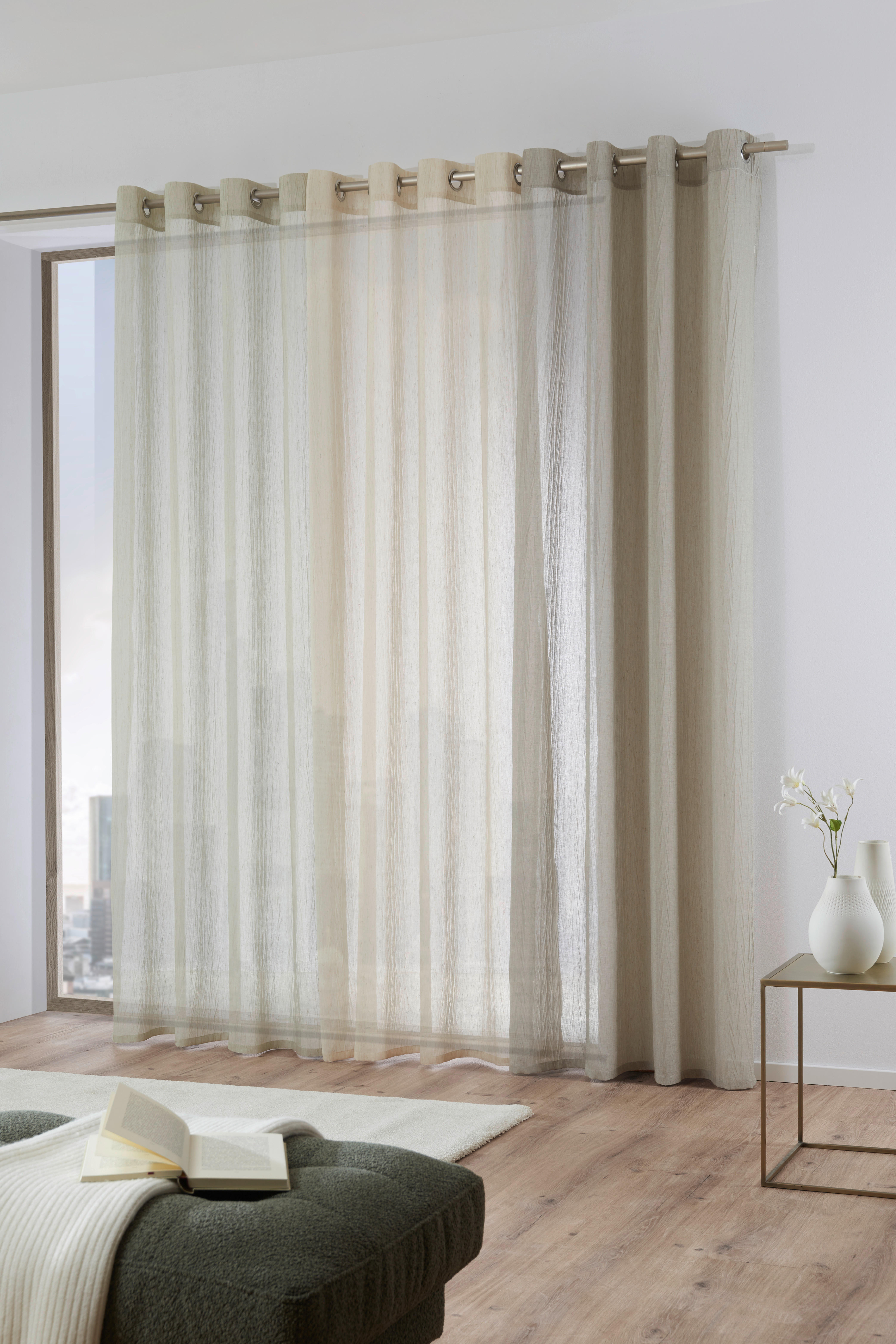 ÖLJETTLÄNGD transparent  - naturfärgad, Basics, textil (140/245cm) - Esposa