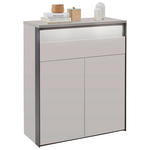 SCHUHSCHRANK  in 87,7/105,6/37,8 cm  - Beige/Schwarz, KONVENTIONELL, Holzwerkstoff (87,7/105,6/37,8cm) - Voleo