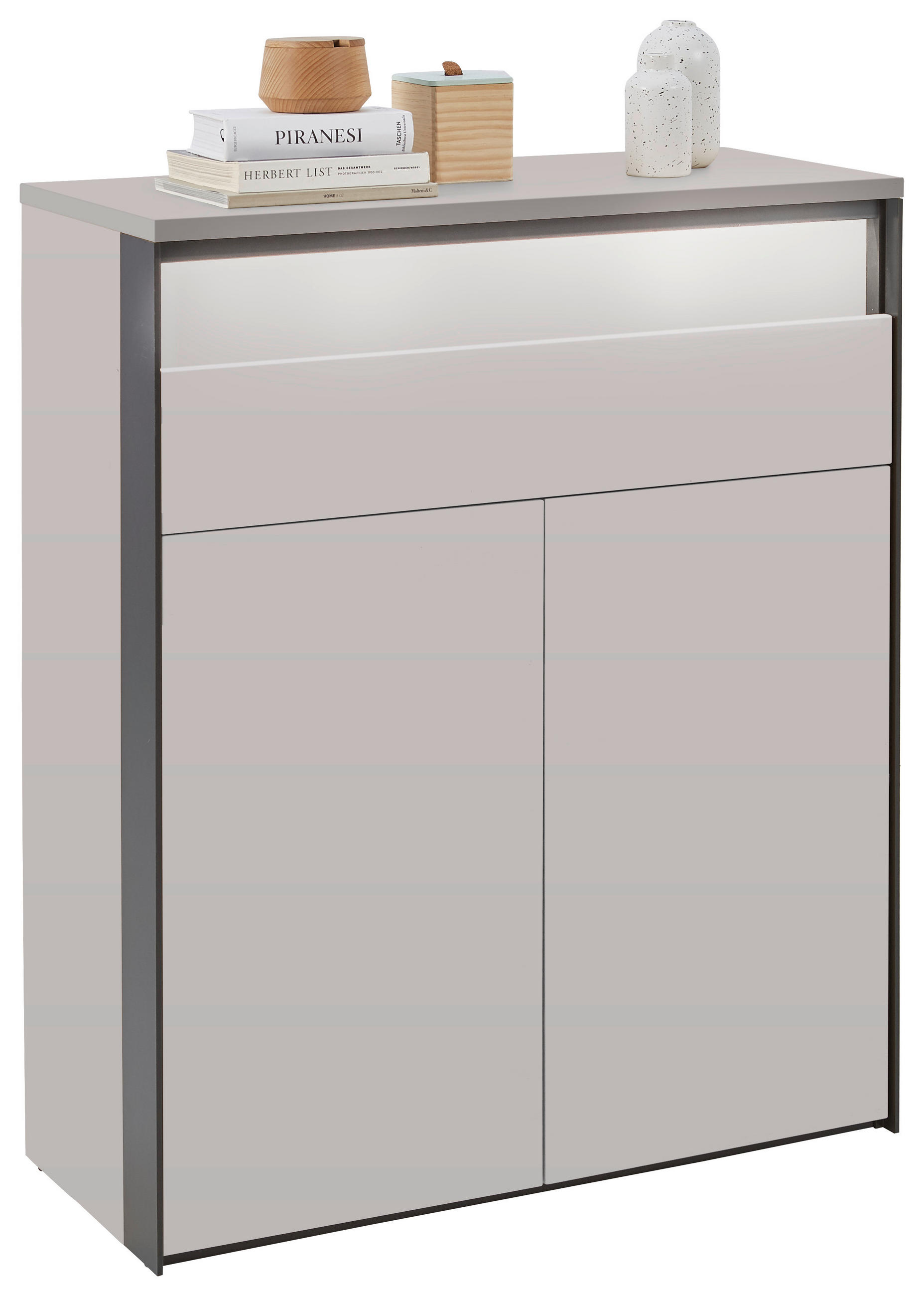 SKOSK&Aring;P i 87,7/105,6/37,8 cm svart, beige 105,6/87,7/37,8 cm
