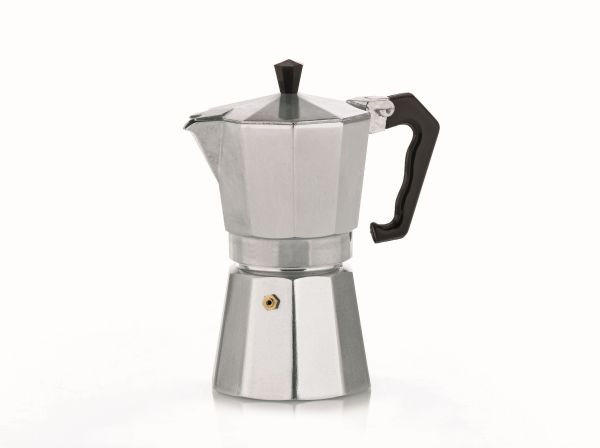 ESPRESSOMASCHINE  - Schwarz/Alufarben, KONVENTIONELL, Kunststoff/Metall (9,5/17cm) - Kela