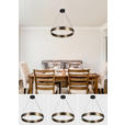 LED-HÄNGELEUCHTE Oxira 59/120 cm  - Multicolor/Schwarz, Design, Kunststoff/Metall (59/120cm) - Dieter Knoll