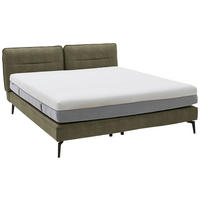 BOXSPRINGBETT 180/200 cm  Grün  - Schwarz/Grün, Design, Textil/Metall (180/200cm) - Johann Jakob