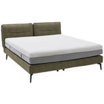 BOXSPRINGBETT 180/200 cm  in Grün  - Schwarz/Grün, Design, Textil/Metall (180/200cm) - Johann Jakob