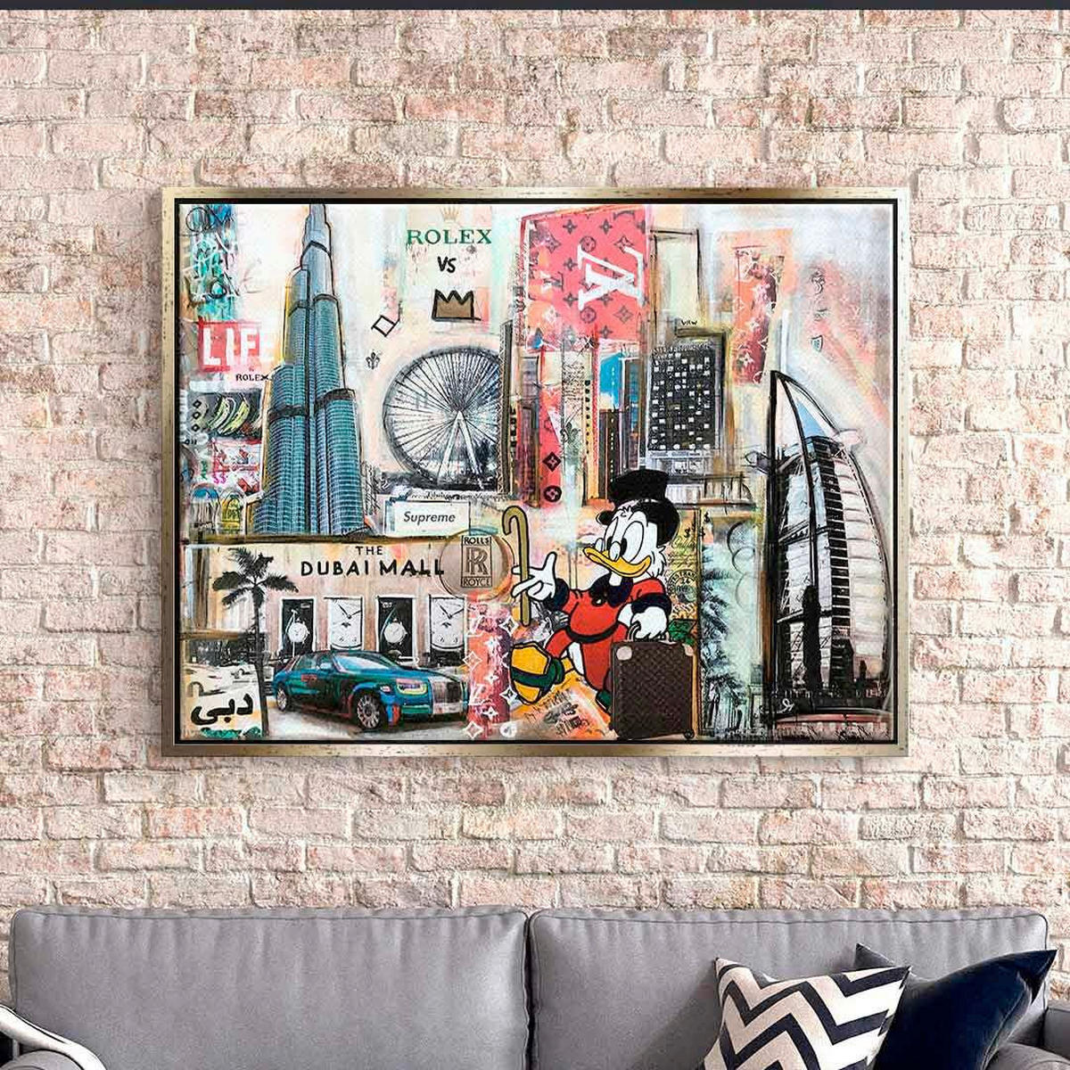 KUNSTDRUCK  - Multicolor, Basics, Holz (200x150cm)