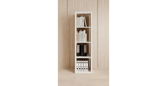 RAUMTEILER Weiß  - Weiß, Design, Holzwerkstoff (41/147/38cm) - Carryhome