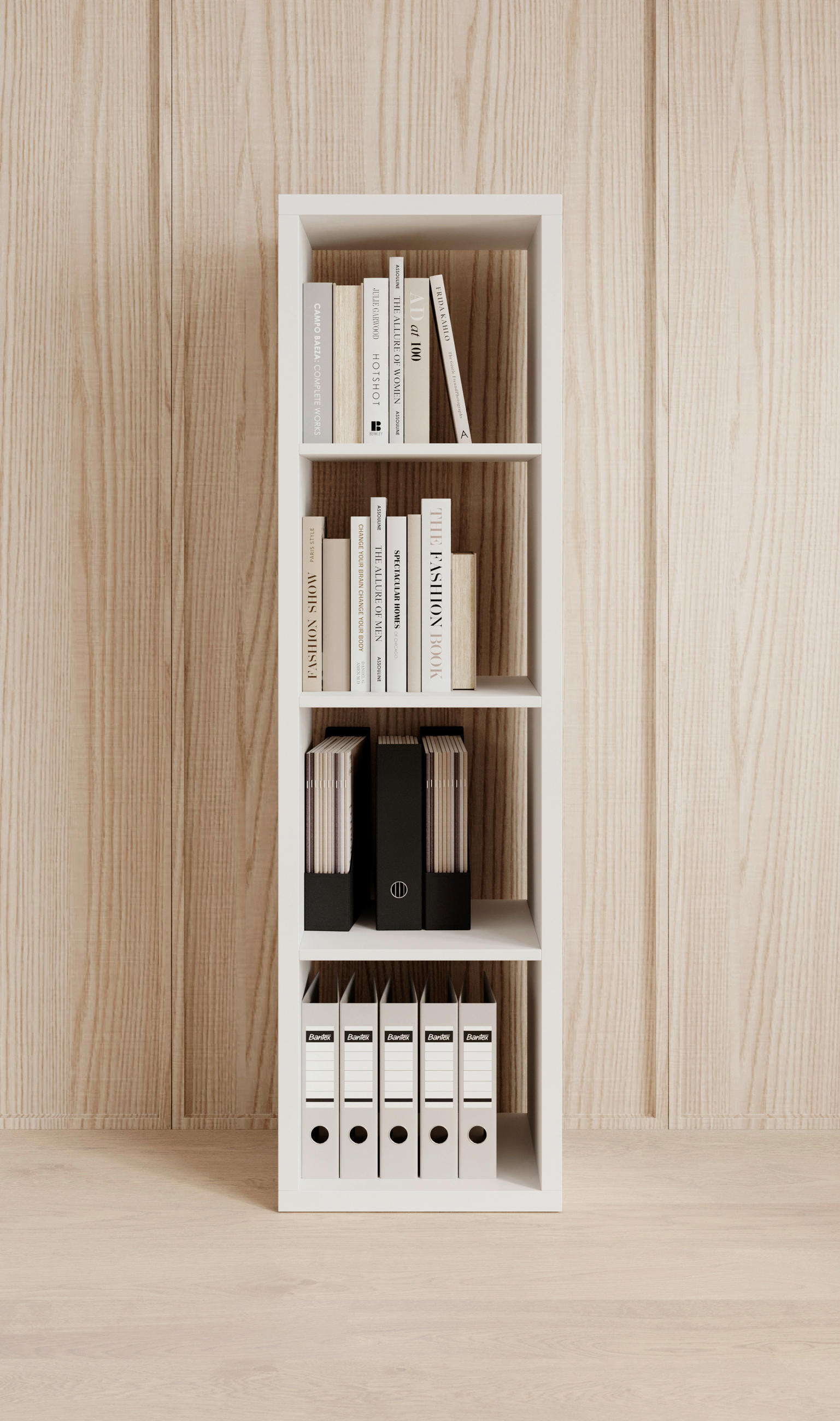 RAUMTEILER - Weiß, Design, Holzwerkstoff (41/147/38cm) - Carryhome