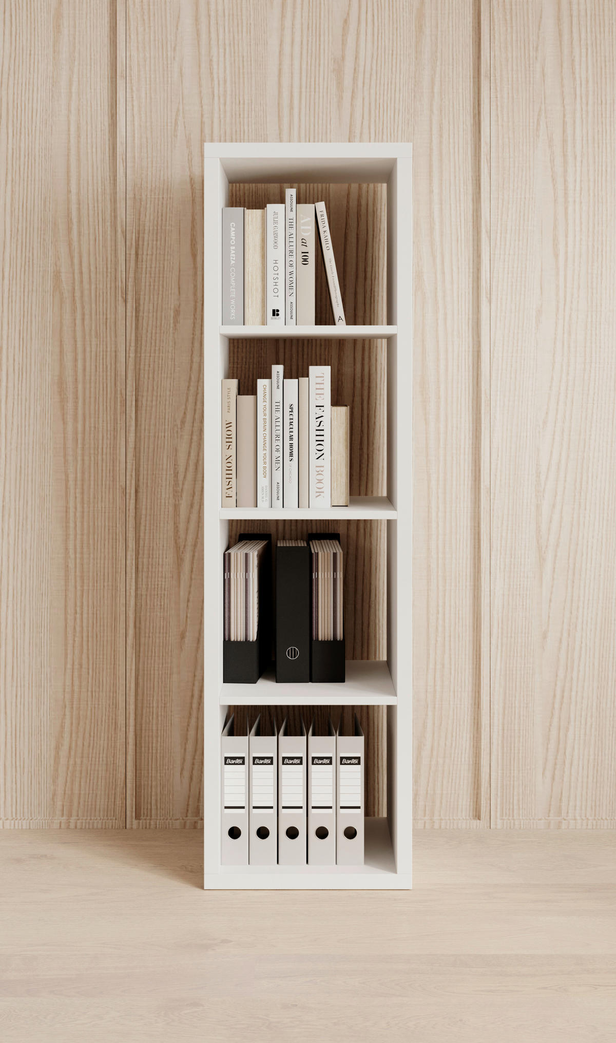 TÉRELVÁLASZTÓ fehér  - fehér, Design, faalapú anyag (41/147/38cm) - Carryhome