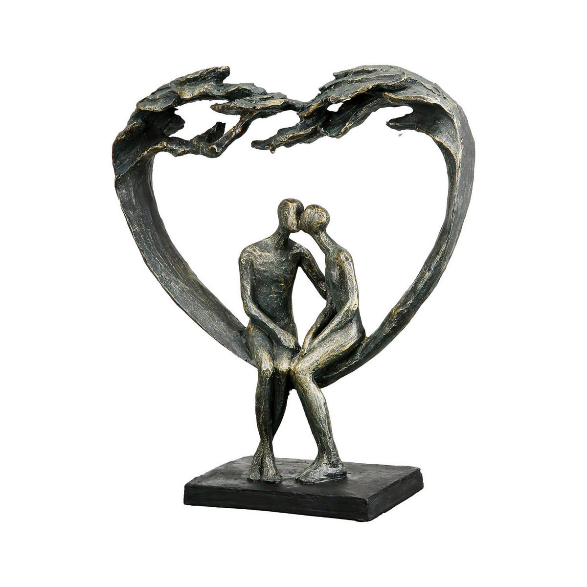 SKULPTUR - Bronzefarben, LIFESTYLE, Kunststoff (26,5/30/8,5cm)