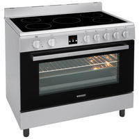 HERD 199904  - Edelstahlfarben/Schwarz, Basics, Glas/Metall (90/93,3/61,0cm) - Oranier