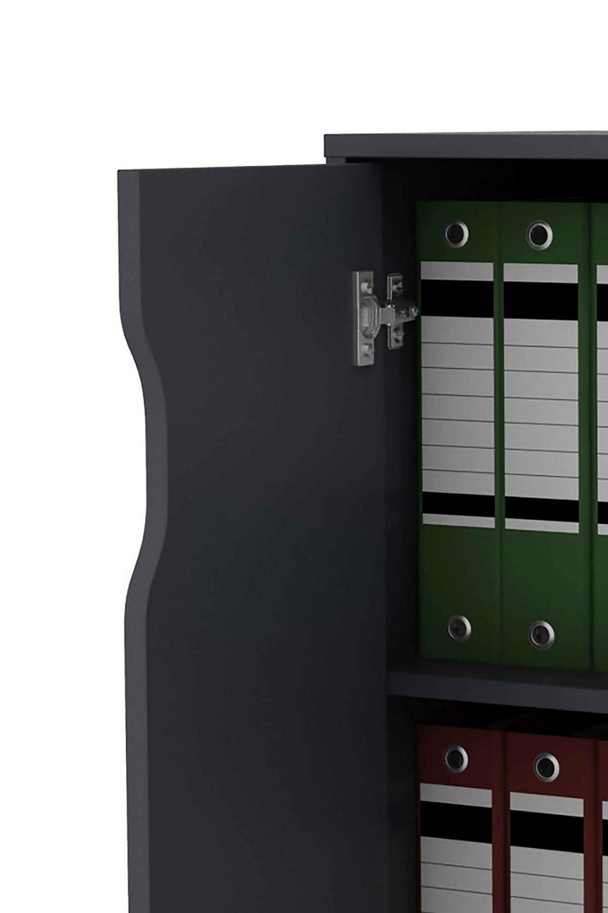AKTENSCHRANK 60/76,5/37 cm  - Anthrazit, MODERN, Holzwerkstoff (60/76,5/37cm) - MID.YOU