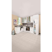 BUCĂTĂRIE PE COLȚ   - alb/culoare lemn stejar, Lifestyle, material pe bază de lemn (175/275cm) - Welnova