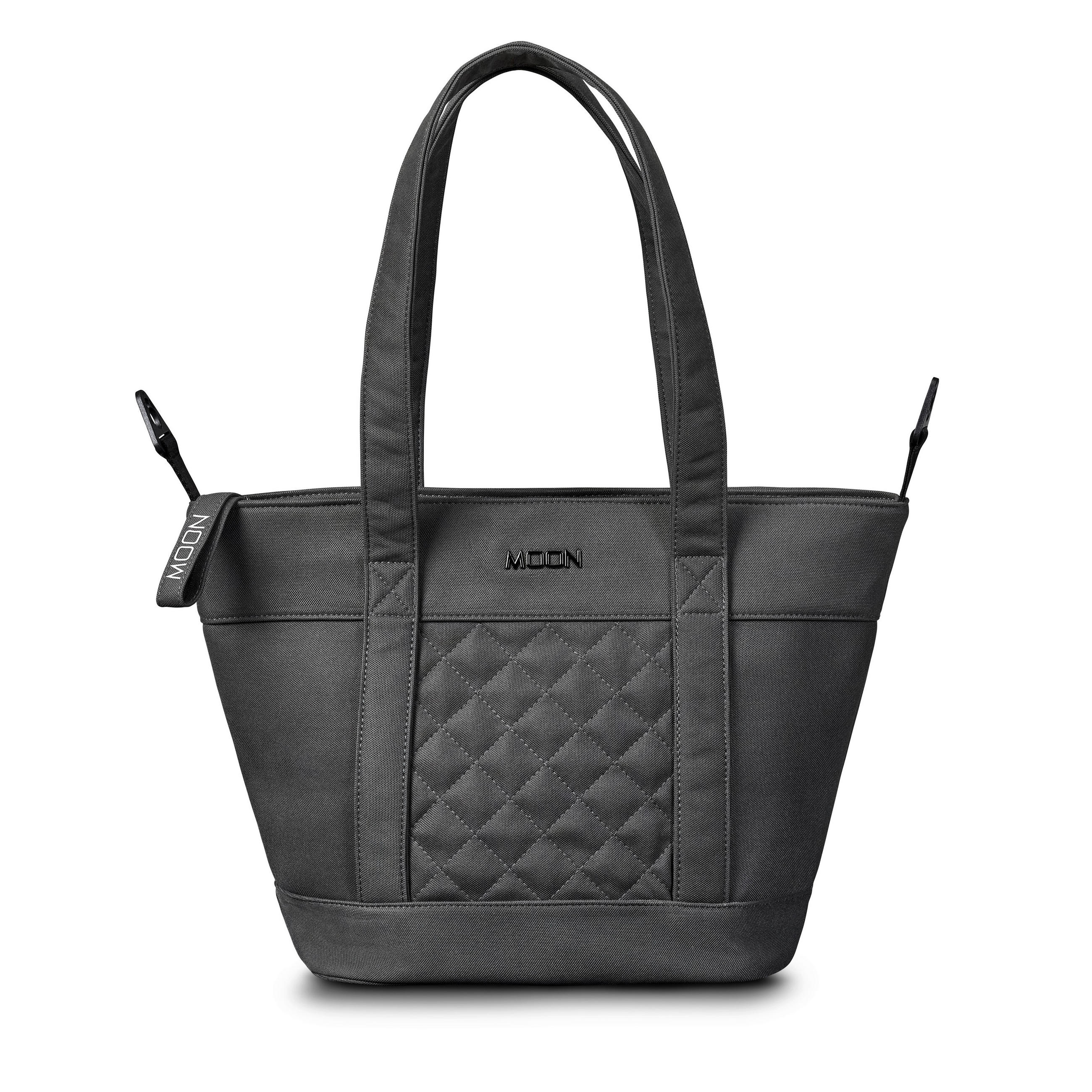 TORBA ZA PREVIJANJE  V-Shape Bag   - antracit, Basics, tekstil (41/16/28cm) - Moon