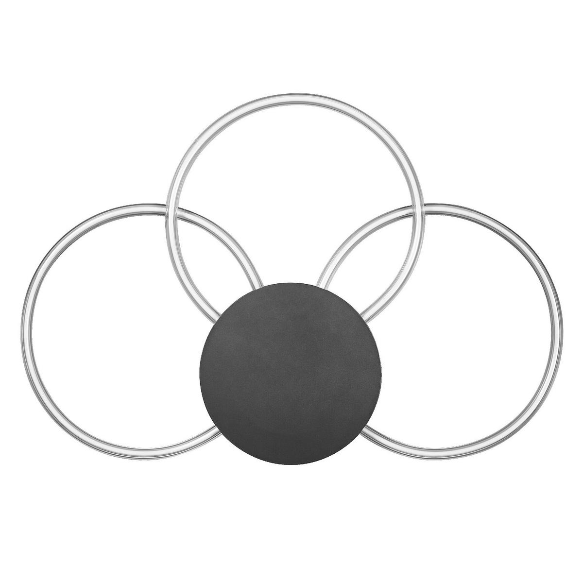 LED-DECKENLEUCHTE 7.5/91.3 cm   - Dunkelgrau, Design, Kunststoff (7.5/91.3cm) - Osram
