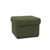 HOCKER Mikrofaser Grün  - Schwarz/Grün, KONVENTIONELL, Kunststoff/Textil (61/40/61cm) - MID.YOU