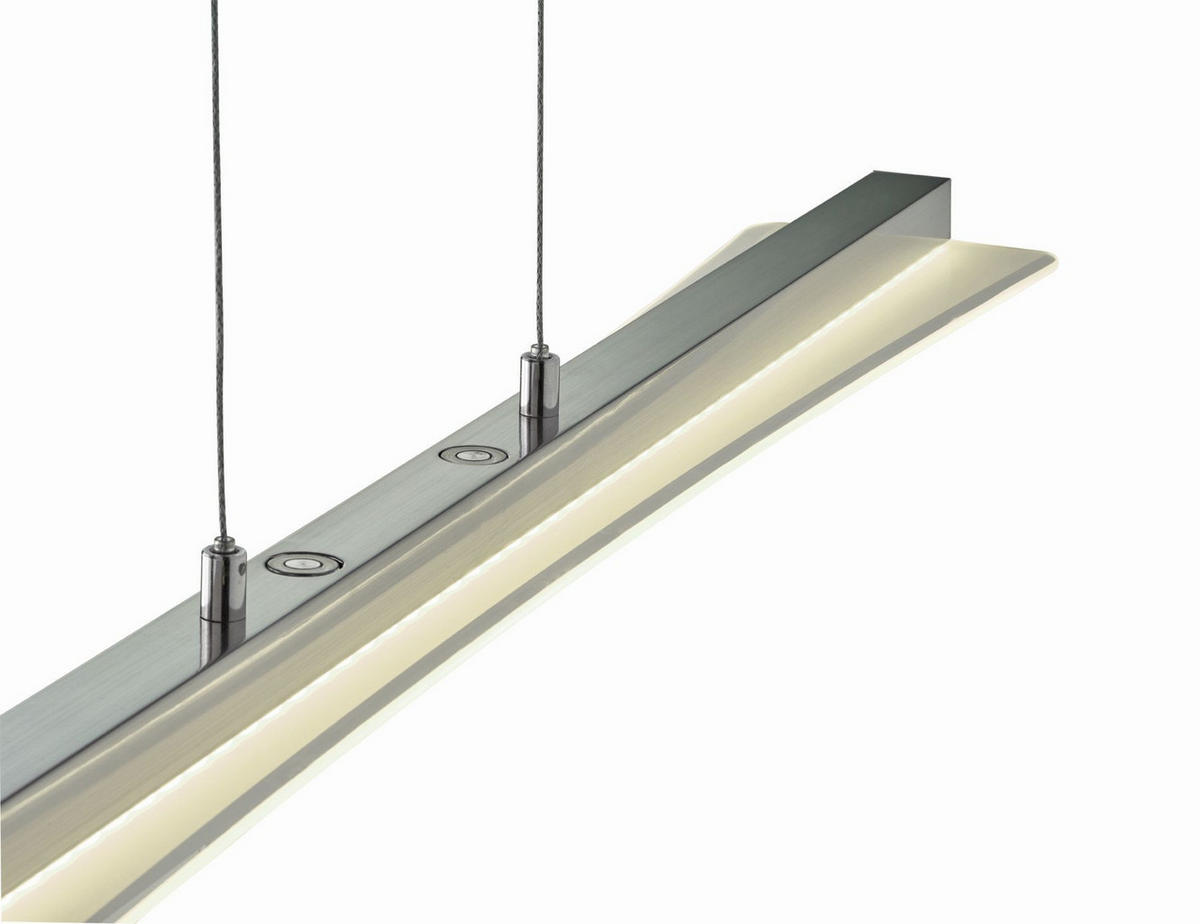VISEČA LED-SVETILKA  Smash /1800 lm/3000-6500 K/230 V/ - barve niklja/bela, Trend, kovina/steklo (100/150/12cm)