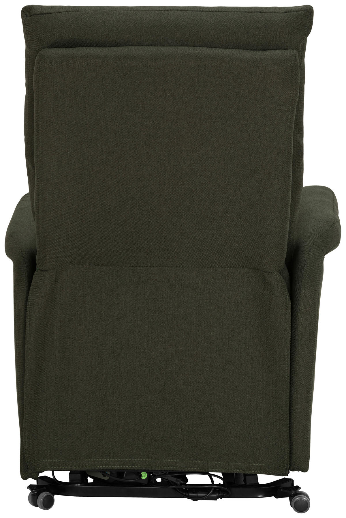 FERNSEHSESSEL Webstoff Grün  - Schwarz/Grün, KONVENTIONELL, Textil/Metall (68/103-80/93-158cm) - P & B