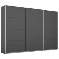 SCHWEBETÜRENSCHRANK 271/210/62 cm 3-türig Grau  - Alufarben/Grau, MODERN, Holzwerkstoff/Metall (271/210/62cm) - Rauch Möbel