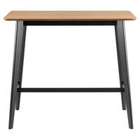 BARSKI STOL  crna, boje hrasta  drvo, drvni materijal      - boje hrasta/crna, Moderno, drvni materijal/drvo (120/105/60cm) - Carryhome