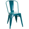 ŽIDLE, 44/84/54 cm - petrolej, Basics, kov (44/84/54cm) - MID.YOU