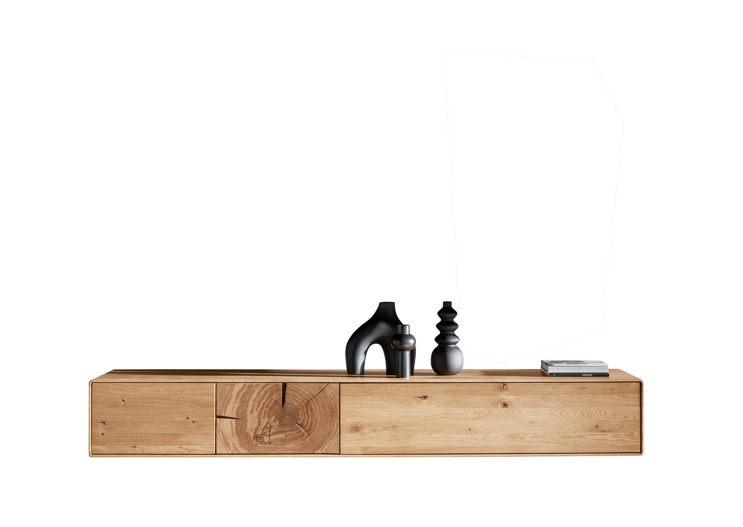 TV-ELEMENT - Wildeiche, Basics, Holz (220/30,5/40cm) - Livetastic