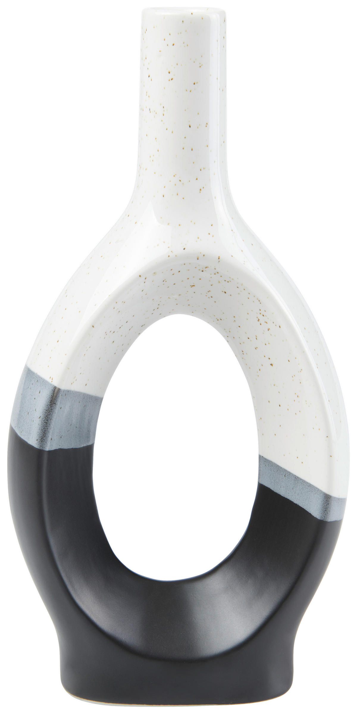 VAS 26 cm  - vit/svart, Basics, keramik (6/26/13cm)