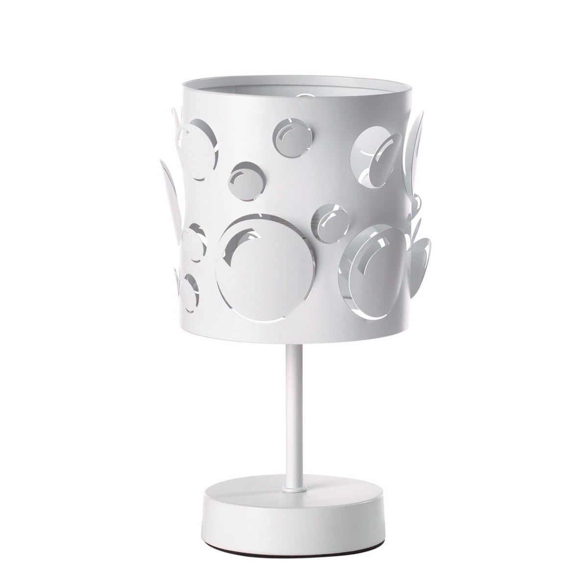 KINDERTISCHLEUCHTE  - Weiß, Design, Metall (15/22cm)