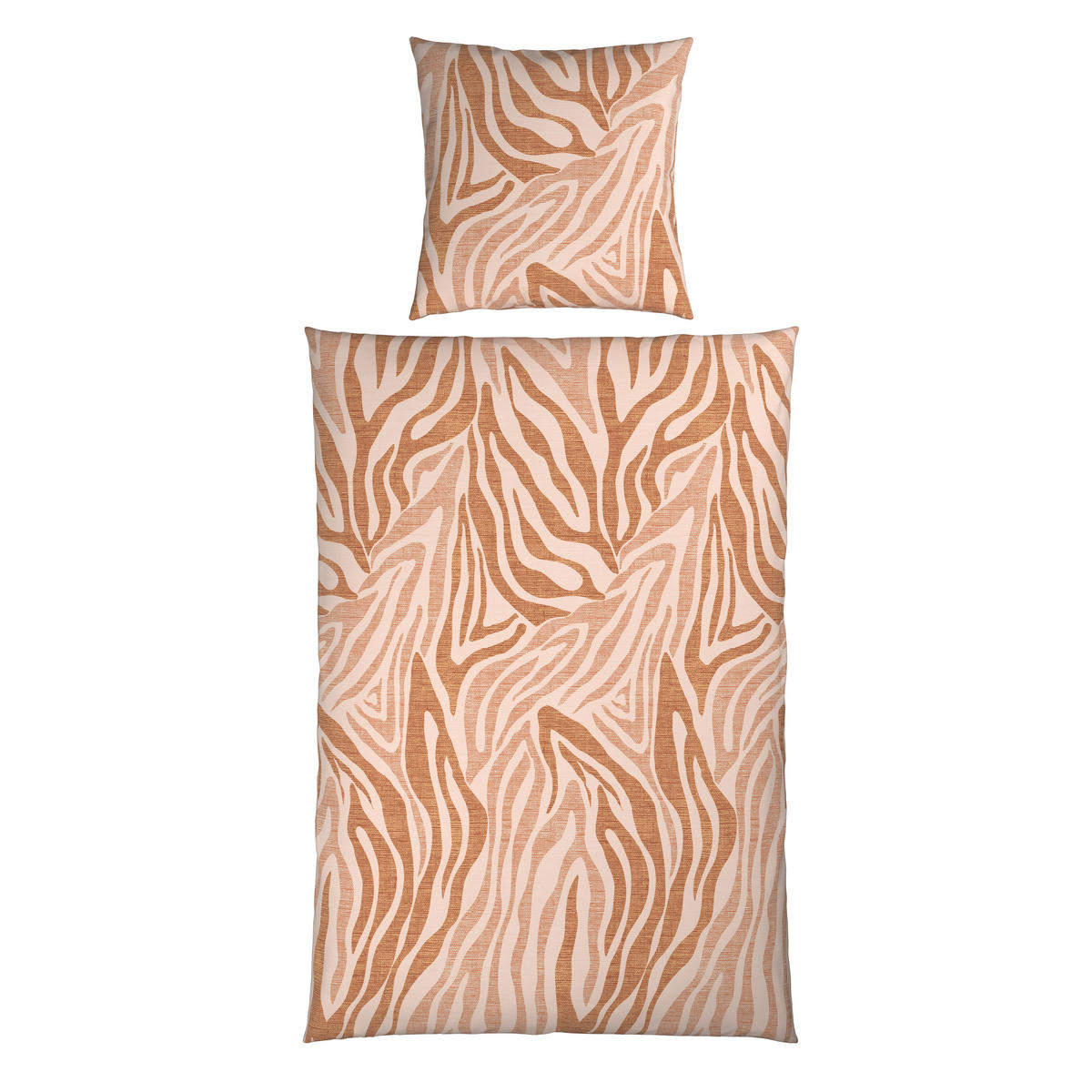 BETTWÄSCHE Flanell 135/200 cm  - Beige, Textil (135/200cm) - Novel